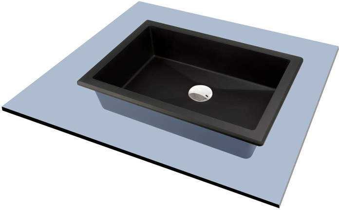 Granitinis praustuvas Deante Correo CQR_NU5U, Nero
