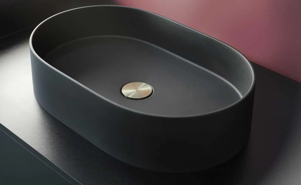 Granitinis praustuvas Deante Silia CQS_NU6S, Nero