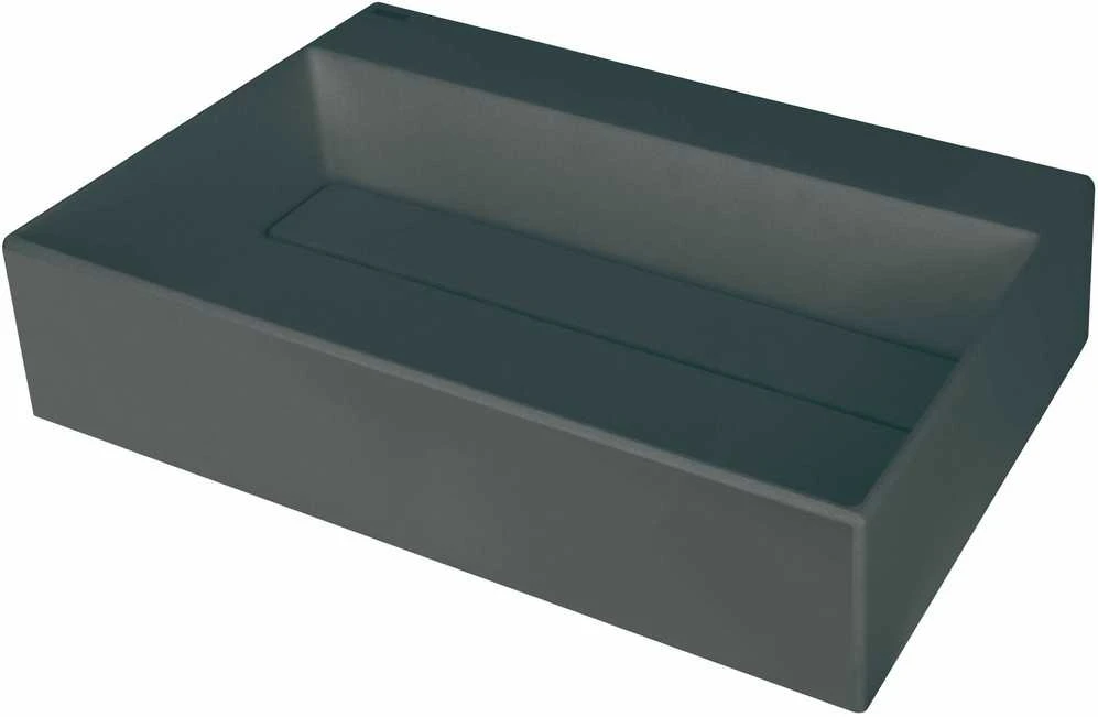 Granito praustuvas Deante Correo, 60x40 cm, CQR_TU6M, antracito metalo