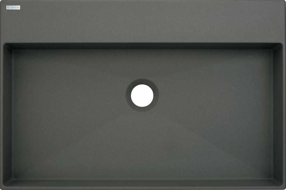 Granito stalviršiai Deante Correo 60x40 cm, CQR_TU6S, antracito metalo