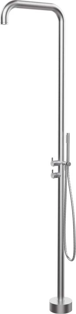 Grindinė dušo sistema Deante Silia NQS_F4GM, Brushed steel