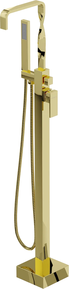 Grindinis vonios maišytuvas Mexen Avila, Gold
