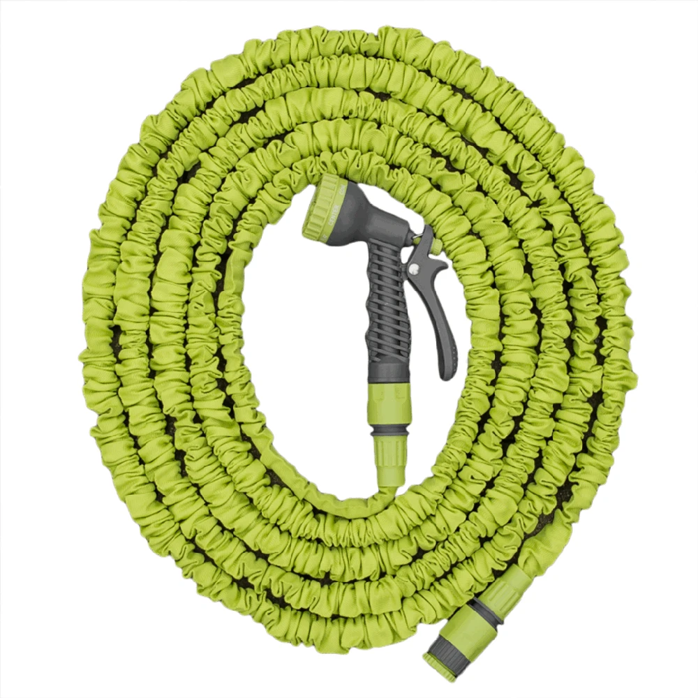 Išsitempianti sodo žarna su purkštuku Bradas Trick Hose 5m-15m, žalsva