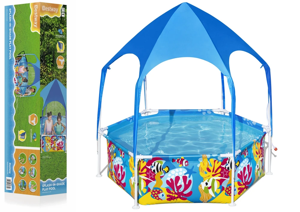 Rėminis baseinas 183x51 "Splash-In-Shade BESTWAY