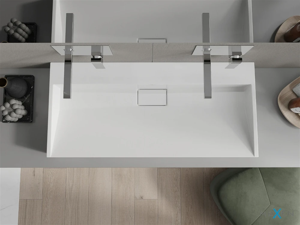 Konglomerato praustuvas Mexen Ava B/O, 100x46 cm