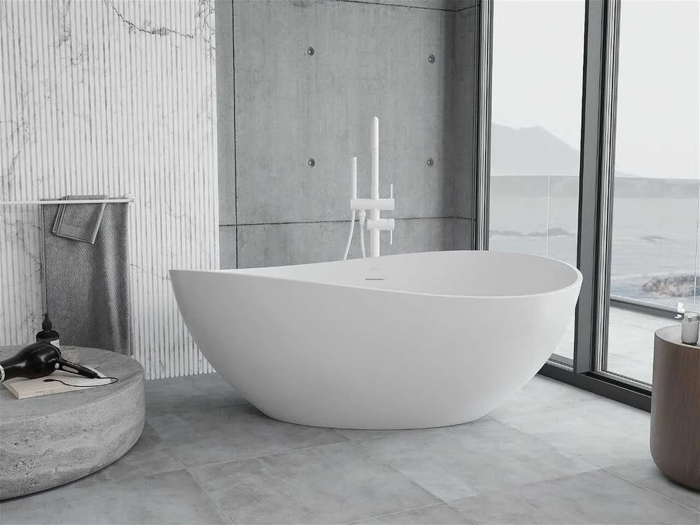 Konglomerato vonia Mexen Parma, 160 x 95 cm, Baltas matt