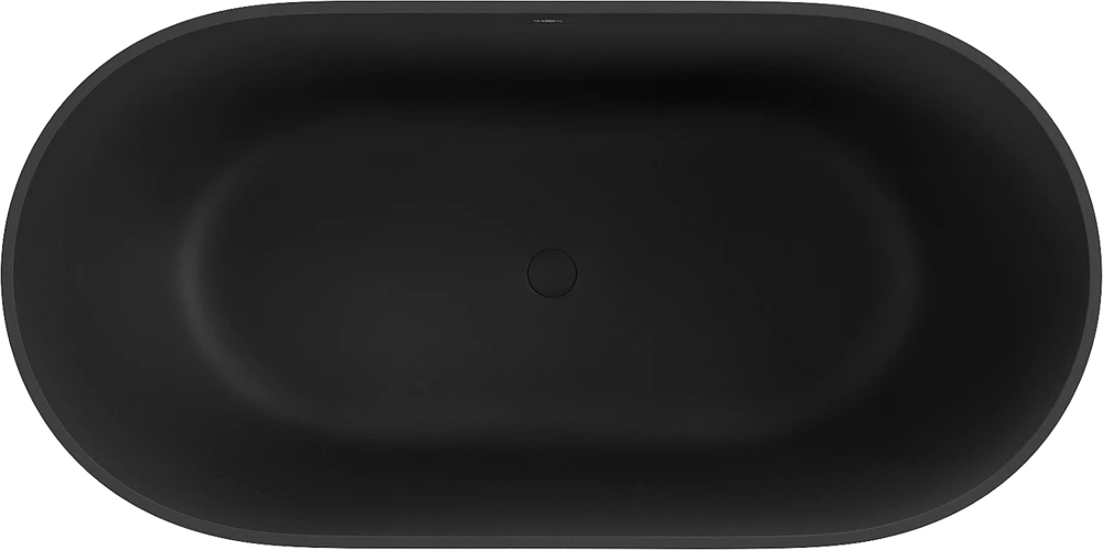 Konglomerato vonia Mexen Rimini, 150 x 75 cm, Juodas matt