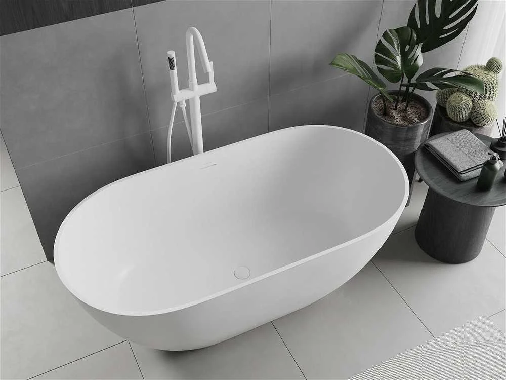Konglomerato vonia Mexen Rimini, 150 x 75 cm, Baltas matt