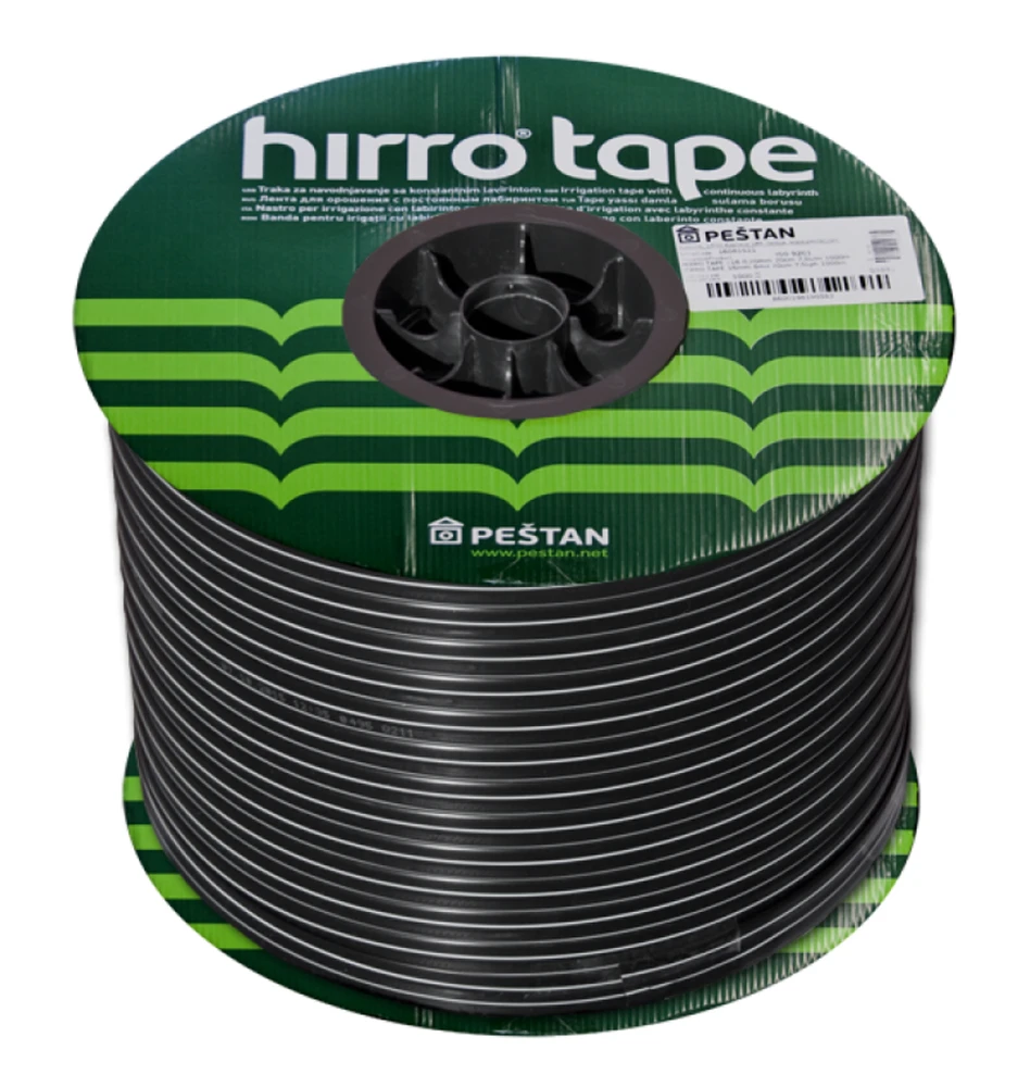 Lašelinio laistymo juosta HIRRO TAPE, 2500 m (16 / 8mil / 1l/h / 30cm)