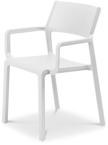 Lauko baldų komplektas TRILL/RIO - 8/140, Bianco