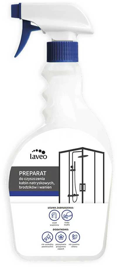 Laveo dušo kabinų, padėklų ir vonių valiklis, 500 ml