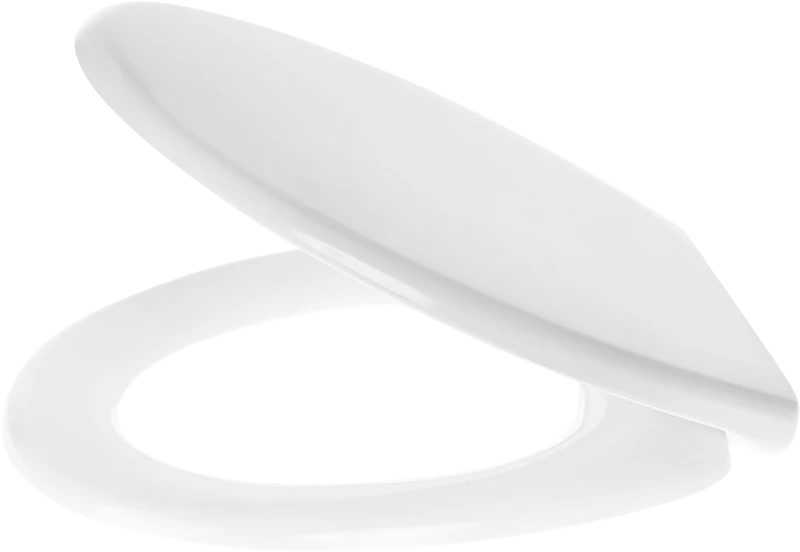 Lėtai nusileidžiantis klozeto dangtis Kuchinox STANDARD, Baltas