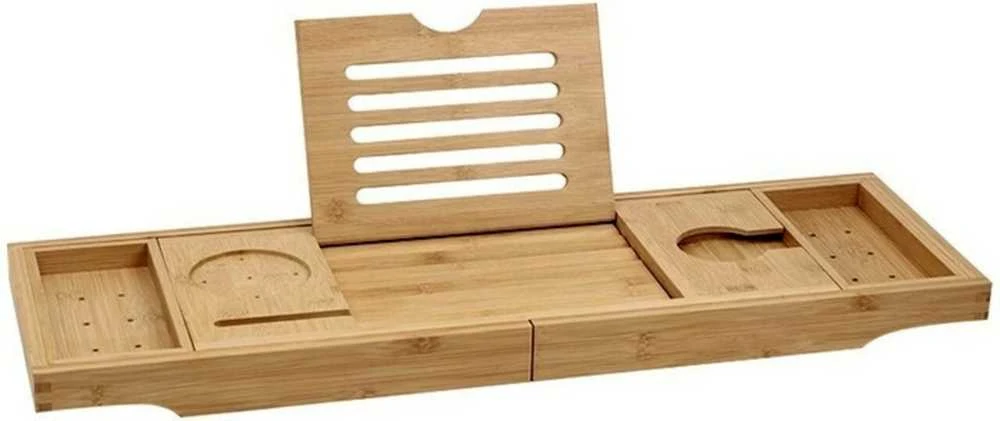 Mexen Bamboo lentynėlė voniai, 70-105 cm