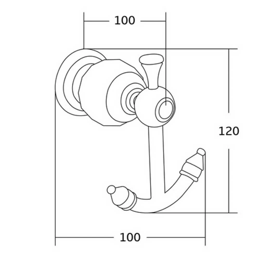 Mexen Estela rankšluosčių kabliukas, Rose Gold