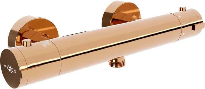Mexen Kai termostatinis dušo maišytuvas, Rose Gold