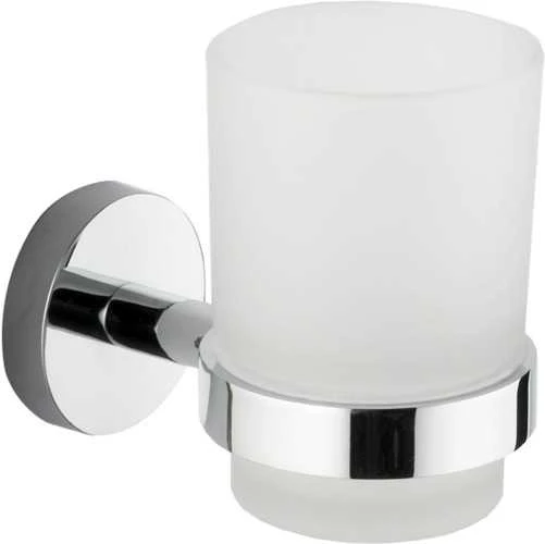 Mexen Loft stiklinė su laikikliu, Chrome