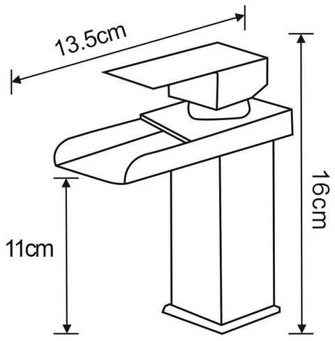 Mexen praustuvo maišytuvas Hydra, Low, Juodas