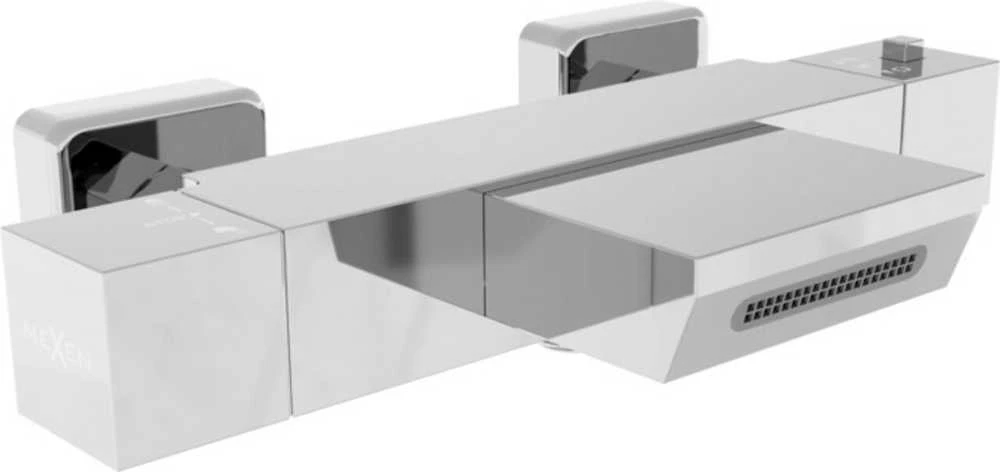 Mexen termostatinis vonios maišytuvas Cube, Chrome