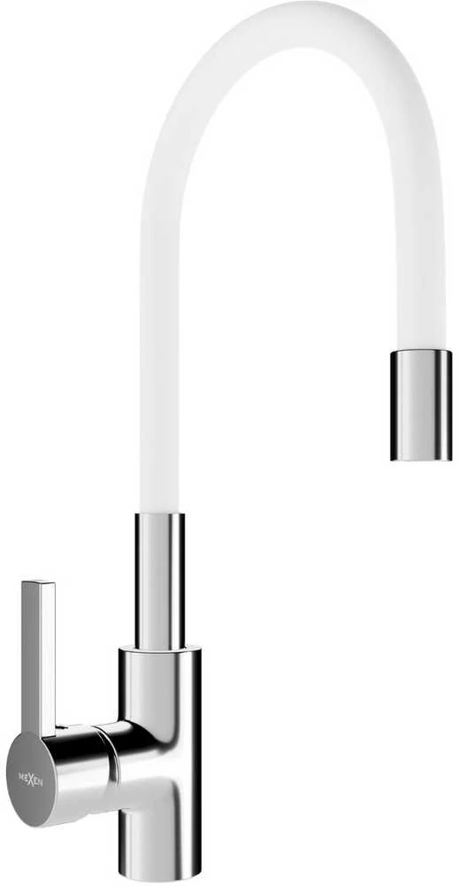Mexen virtuvės maišytuvas Flex, Chrome/Baltas