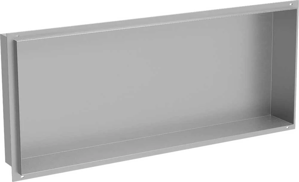 Mexen X-Wall-NR įleidžiama sieninė lentyna, 75x30 cm, Inox