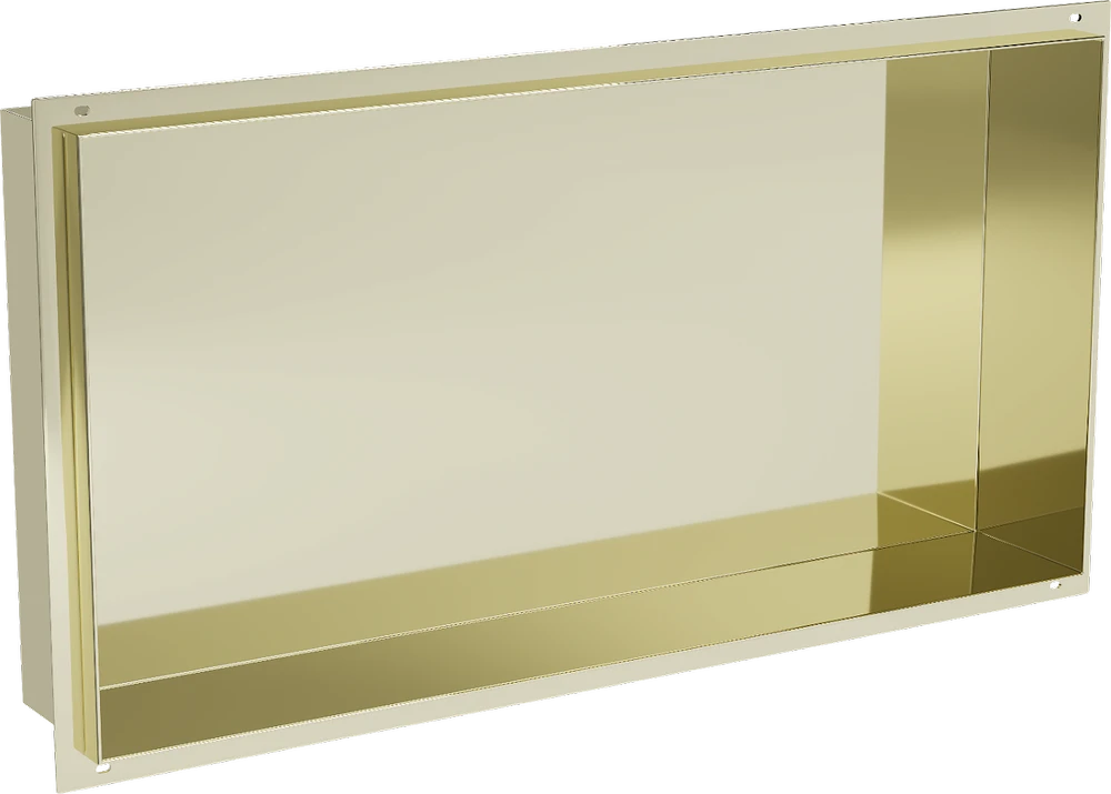Mexen X-Wall-NR įleidžiama sieninė lentyna, 60x30 cm, Gold