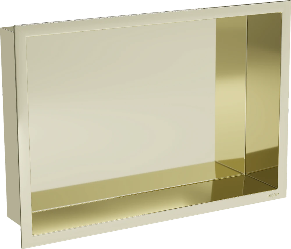 Mexen X-Wall-R įleidžiama sieninė lentyna, 45x30 cm, Gold