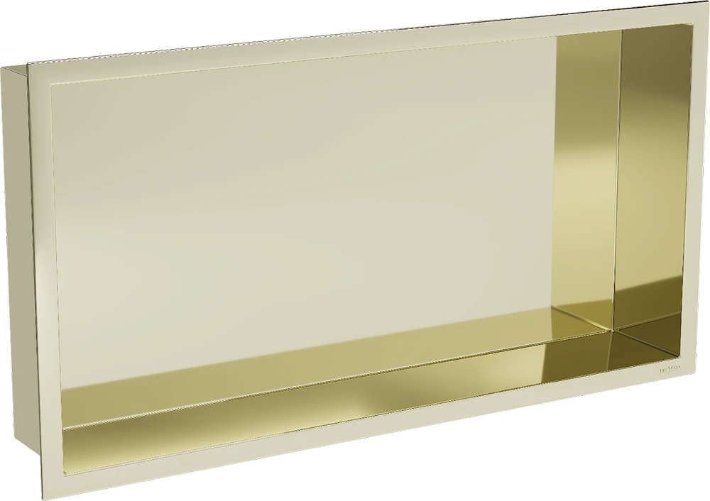Mexen X-Wall-R įleidžiama sieninė lentyna, 60x30 cm, Gold