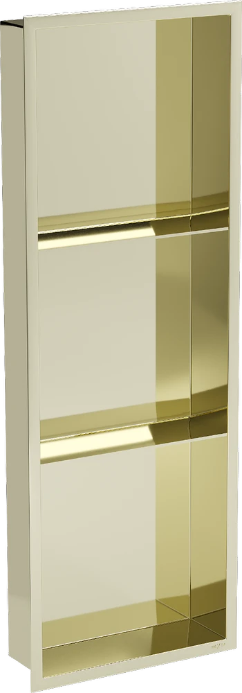 Mexen X-Wall-R įleidžiama sieninė lentyna 3l, 90x30 cm, Gold