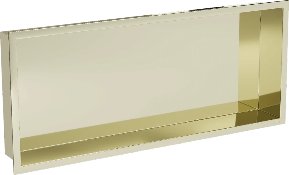 Mexen X-Wall-R įleidžiama sieninė lentyna, 75x30 cm, Gold