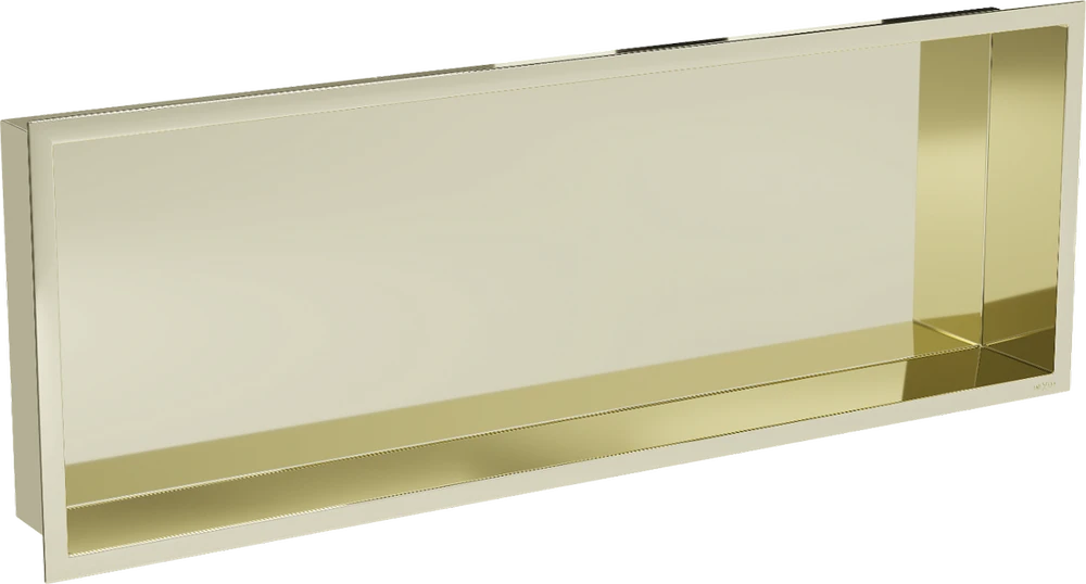 Mexen X-Wall-R įleidžiama sieninė lentyna, 90x30 cm, Gold