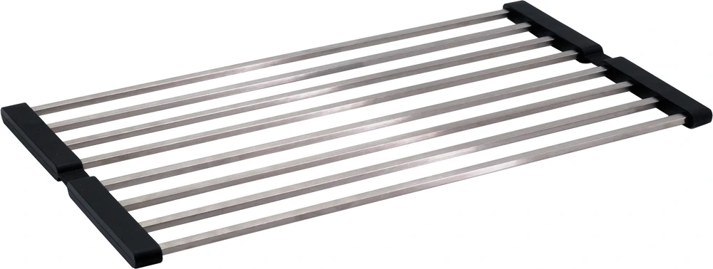 Nuvarvėjimo padėkliukas Deante Momi, 434 x 241 mm, Brushed steel (ZZH_0243)
