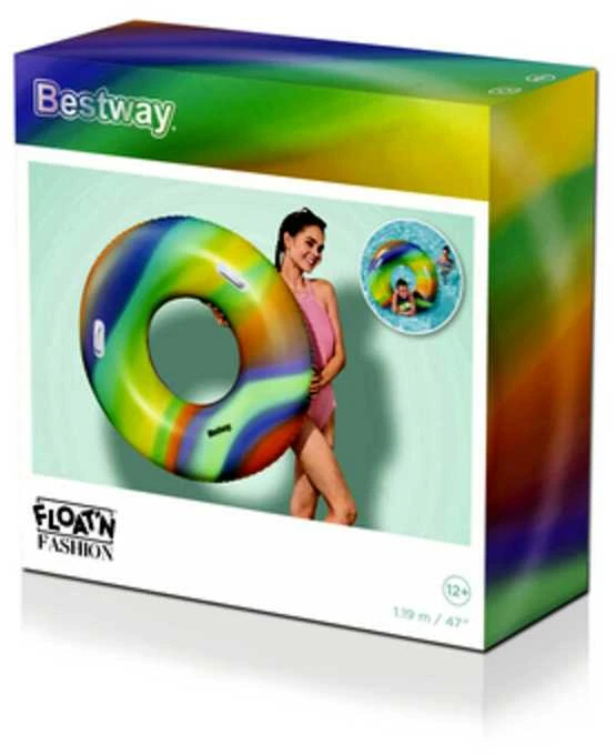 Plaukimo ratas Bestway Rainbow, Ø 119 cm