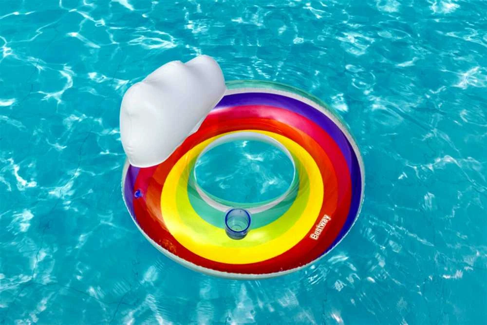 Plaukimo ratas Bestway Rainbow Dreams, Ø 107 cm