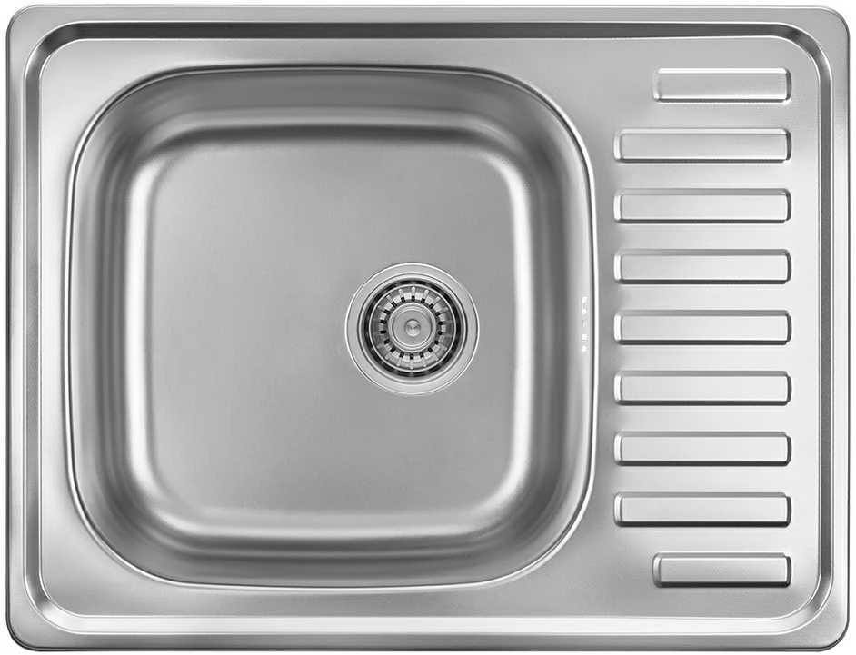 Plieninė virtuvinė plautuvė Kuchinox JUNAK, SQA_313T, Inox Linen
