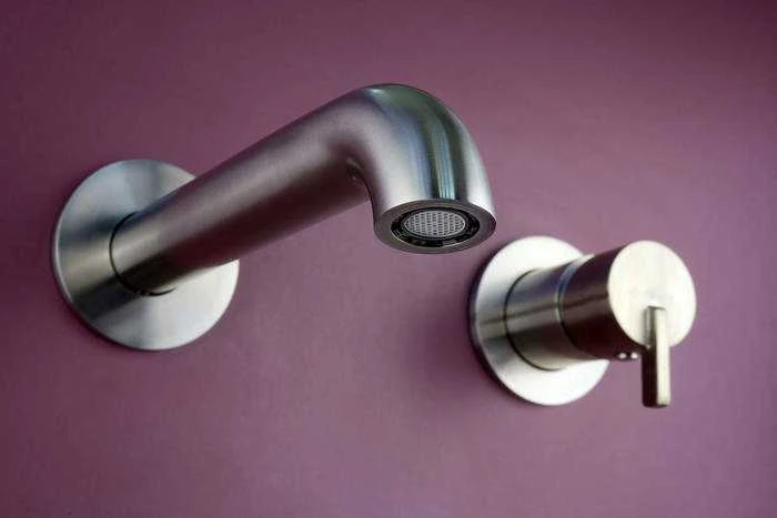 Potinkinis praustuvo maišytuvas Deante Silia BQS_F54L, Brushed steel