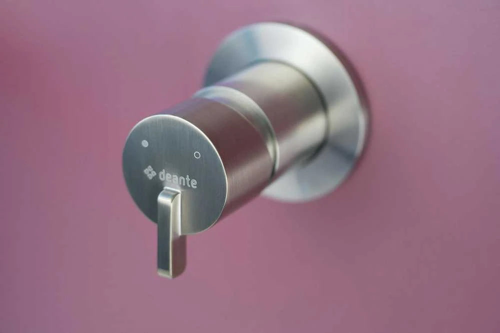 Potinkinis praustuvo maišytuvas Deante Silia BQS_F54L, Brushed steel
