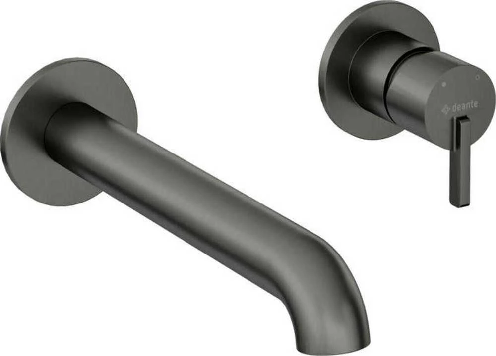 Potinkinis praustuvo maišytuvas Deante Silia BQS_D54L, Titanium
