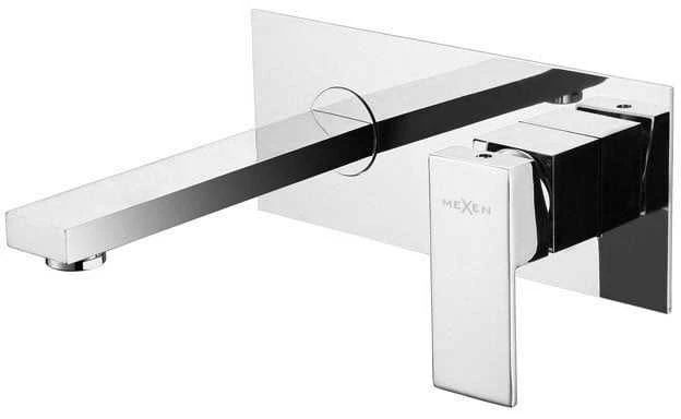 Potinkinis praustuvo maišytuvas Mexen Cube, Chrome