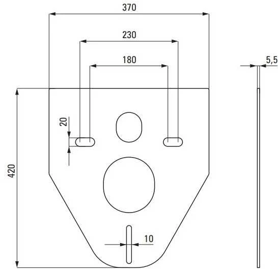 Potinkinis WC komplektas Deante Anemon 6in1, CDZS6ZPW, Baltas/Chrome