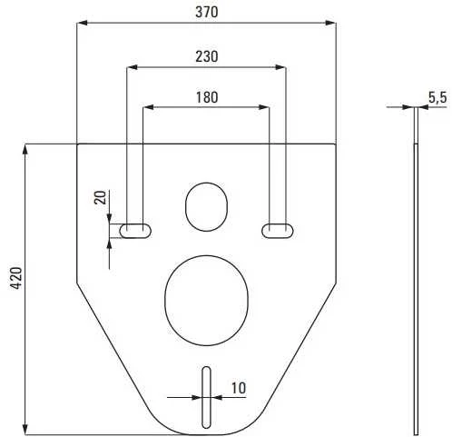 Potinkinis WC komplektas Deante Jasmin 6in1, CDJS6ZPW, Baltas/Chrome