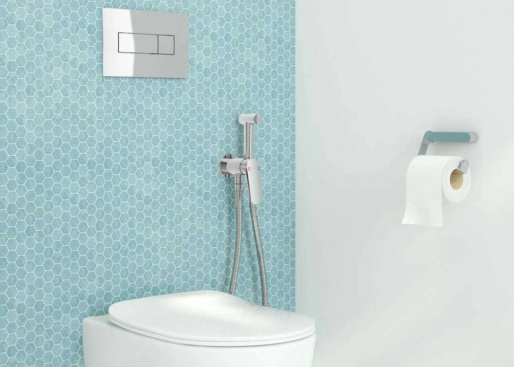 Potinkinis WC komplektas Deante Peonia 6in1, CDES6ZPW, Baltas/Chrome