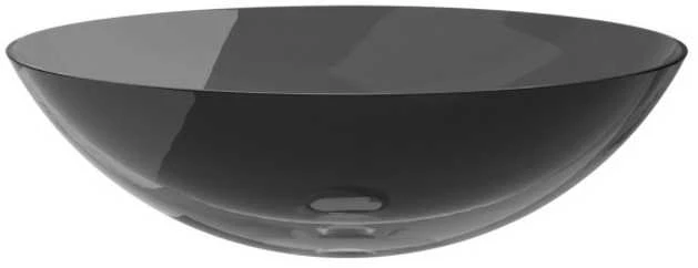 Praustuvas Besco Anya Carbon Pilkas, 50 cm, su chrome sifonu
