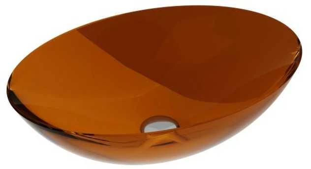 Praustuvas Besco Anya Earth Rust, 50 cm, su chrome sifonu