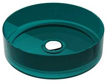 Praustuvas Besco Enya Ocean Breeze, 36 cm, su baltu dangteliu
