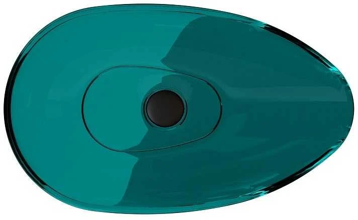Praustuvas Besco Neya Ocean Breeze, 60 cm, su juodu dangteliu