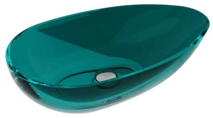 Praustuvas Besco Neya Ocean Breeze, 60 cm, su chrome sifonu