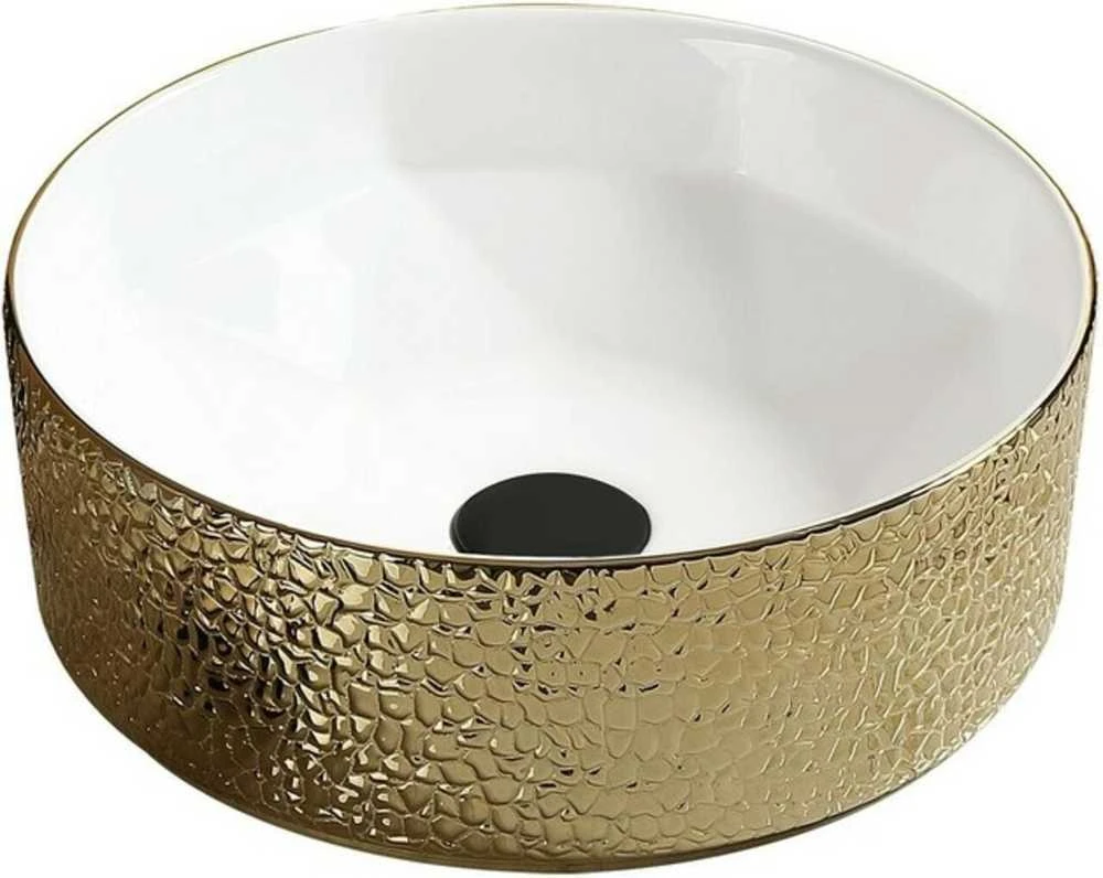 Praustuvas Mexen Clarisa, 36 cm, Baltas/Gold