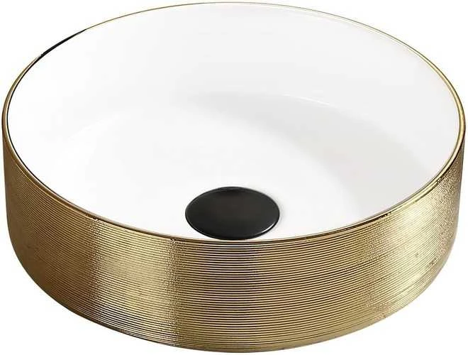 Praustuvas Mexen Clarisa, 36 cm, Baltas/Gold
