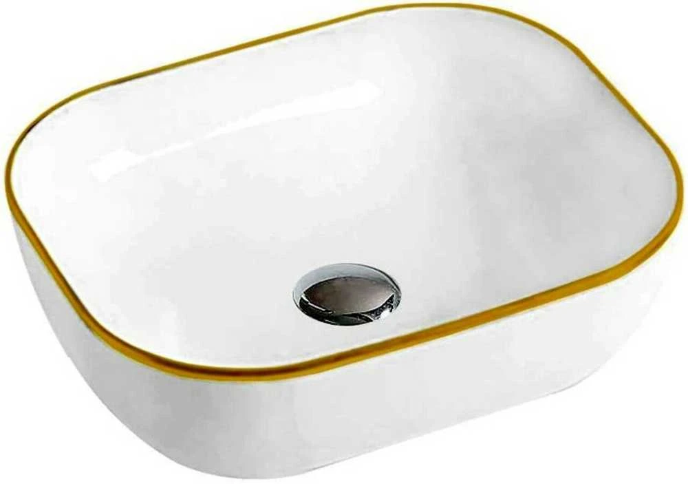 Praustuvas Mexen Rita, Baltas/Gold edge