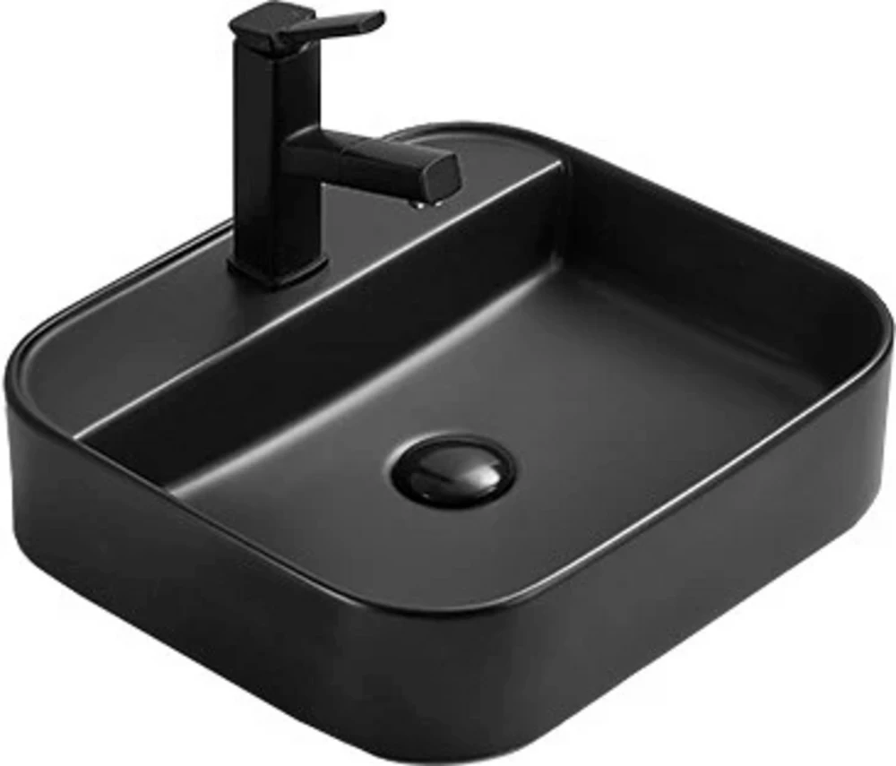 Praustuvas Mexen Sofia, 50 cm, Juodas matt